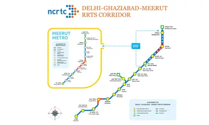 NaMo Bharat RRTS network map