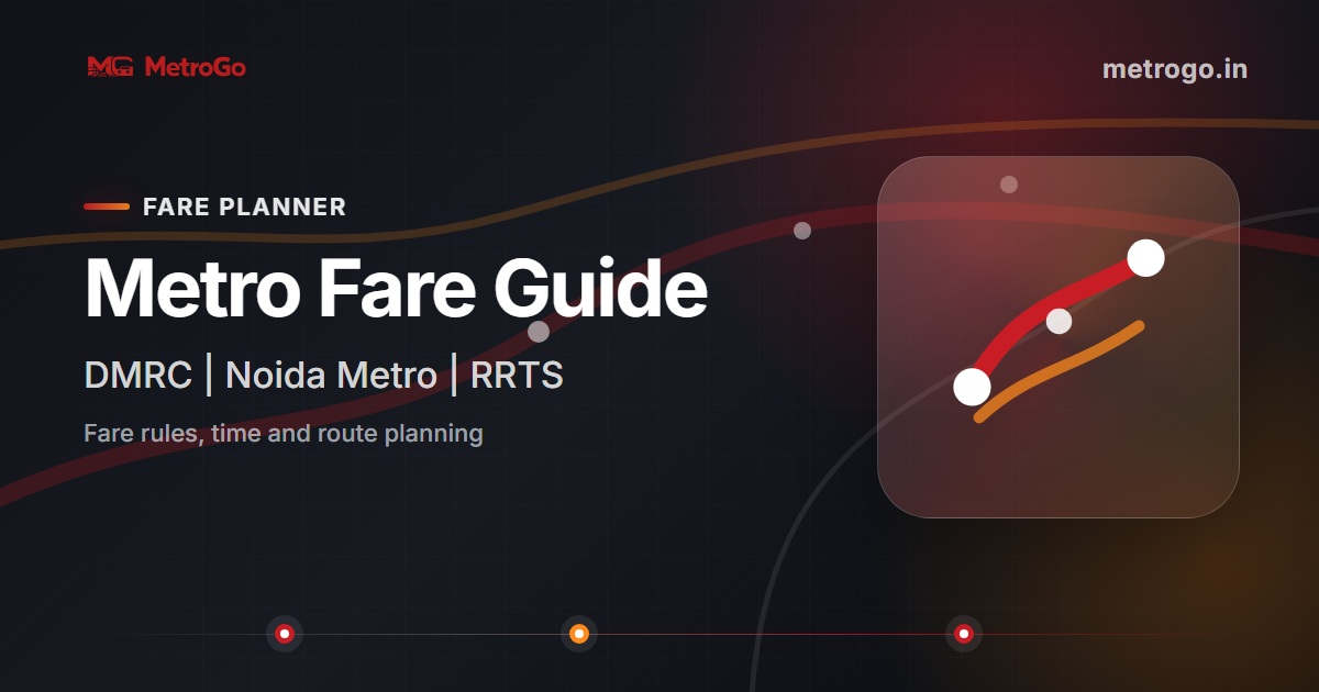 Metro Fair Metro Fares & Ticket Prices – Delhi NCR Networks | MetroGo