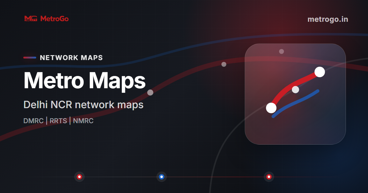 Dmrc Metro Network Metro Network Maps – Delhi Metro, RRTS & NMRC | MetroGo