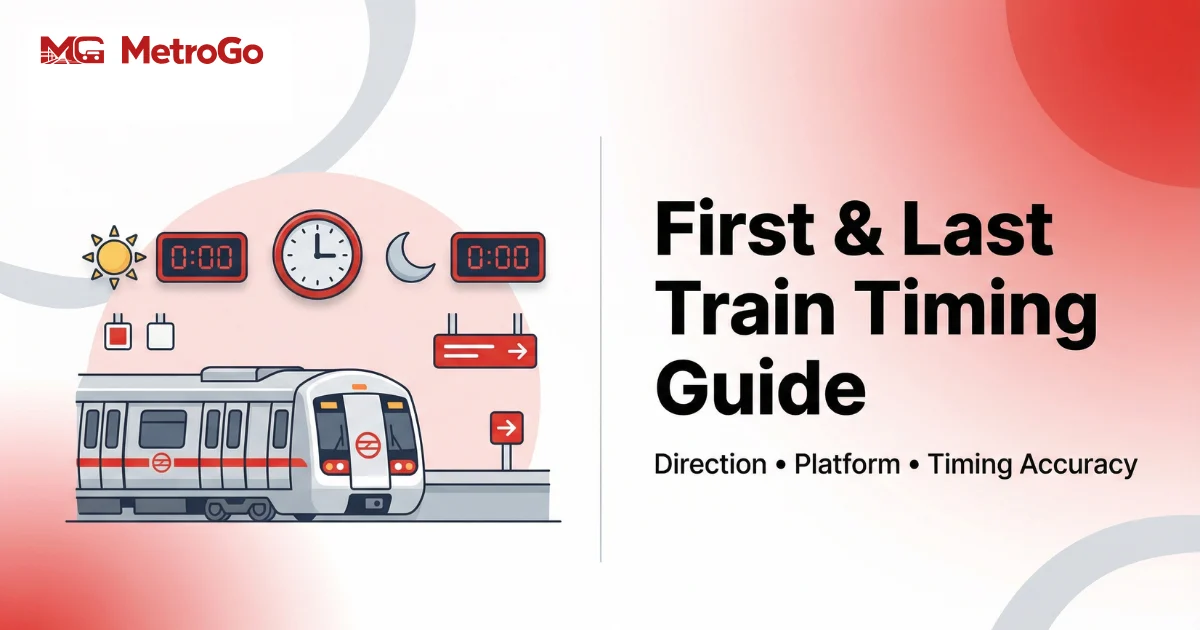 How to Check First and Last Train Timings Correctly on Delhi Metro ...